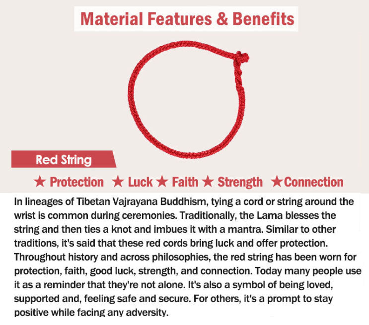livewellfinds  Red String Copper Brass Gourd Strength Wealth Bracelet